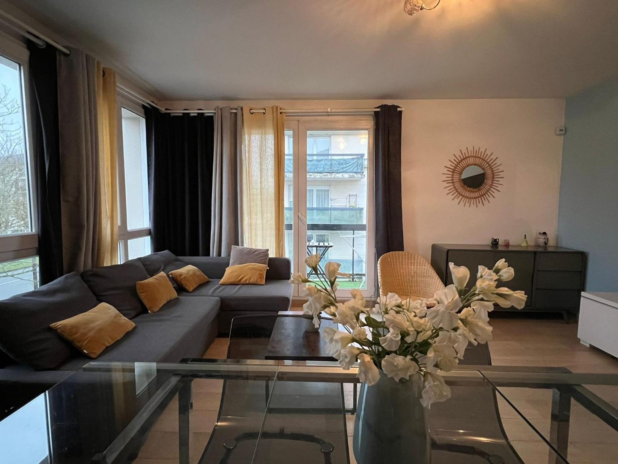Beautiful T4 Appartement 8 Personnes Proche Disney Parking Prive Bussy-Saint-Georges Eksteriør bilde